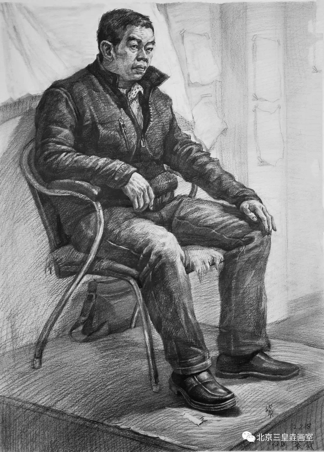 精彩"云"課丨素描全身像/白文忠,陳佳思 &middot; 附中