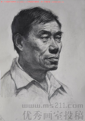 北京何尚畫(huà)室-美術(shù)高考-素描頭像-投稿作品20101014145_第一大中國(guó)美術(shù)高考網(wǎng)ms211