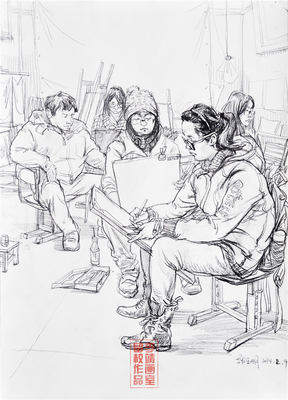 北京畫室,北京畫室速寫作品,北京畫室速寫培訓,速寫培訓班,北京美術培訓