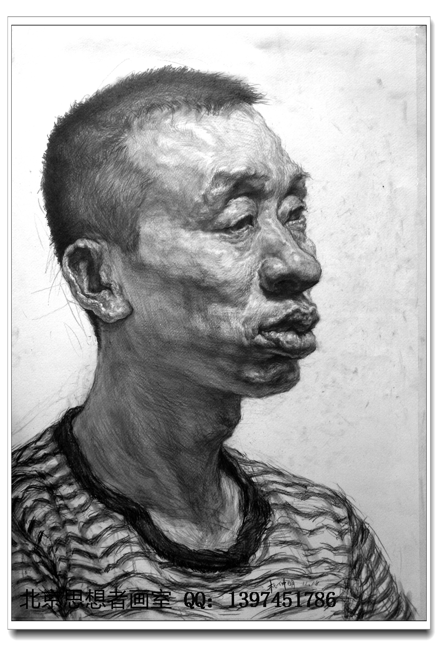 北京思想者畫室素描作品1