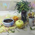 2017年北京市色彩聯考考題,還有萬然老師的. 來自北京成功軌跡畫室 - 微博